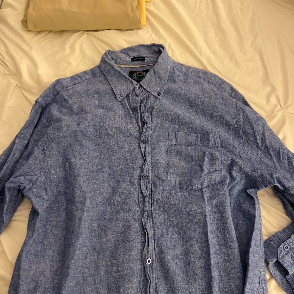 Linen Shirt - Button down - Picture 2 of 3